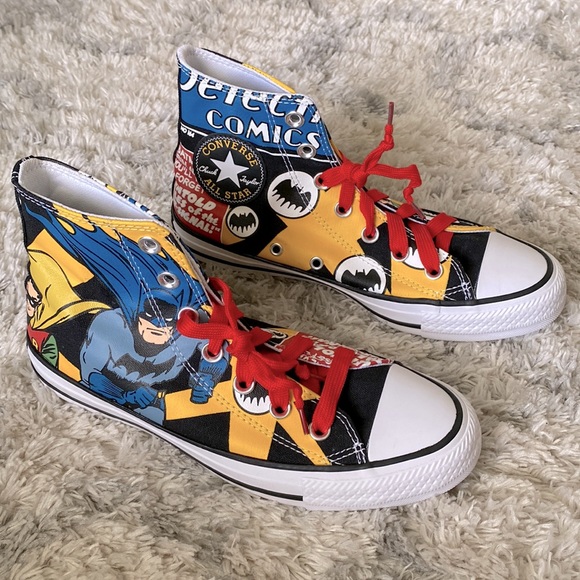 Converse Other - Batman Chuck Taylor Converse High Top sneakers Mens 5 Women’s 7
